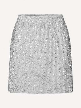 Stine Goya Floretta Sequin Mini Skirt in Silver Gray size S